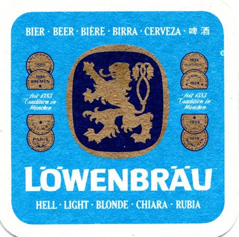 mnchen m-by lwen seit 3b (quad185-o bier beer biere) 